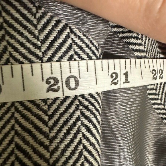 NWT Banana Republic X Olivia Palermo Herringbone Ruffle Cape Coat dark academia - Picture 8 of 10